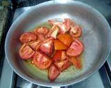 A picture of step 2 of Mutton karahi.