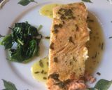 Foto del paso 12 de la receta: Salmón a la manteca de hierbas y su guarnición