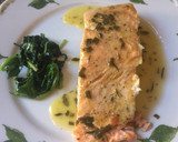 Foto del paso 12 de la receta: Salmón a la manteca de hierbas y su guarnición