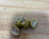 Foto del paso 6 de la receta: Ensalada de fuet, olivas, pepinillo…