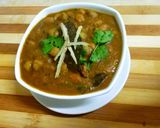 A picture of step 3 of Chickpeas masala in microwave/chole in microwave.