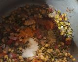 A picture of step 6 of Mixed Dal.