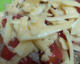 A picture of step 4 of Burgers#foodphotographychallenge.