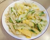 櫛瓜油醋義大利麵 (五辛奶素)的食譜步驟4照片