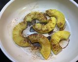 A picture of step 3 of Scallops with Coconut Lime Cream on Roasted Pineapple.