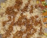Foto del paso 4 de la receta: Arroz frito Celeste ⚘