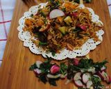 A picture of step 9 of Rice salad.