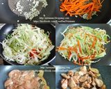 รูปขั้นตอนการทำที่ 3 ของ บะหมี่ไก่ผัดซอสจีน