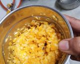 A picture of step 1 of Cheesy Corn Veg Balls.