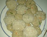 Foto del paso 3 de la receta: Hamburguesas de arroz sobrante con harina integral
