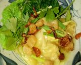 Hình bước làm 10 của món Hoành Thánh Tôm Thịt