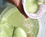 Foto langkah ke 6 dari resep Bolu Kukus Pandan Mekar (Mudah & Gak Bau Amis).