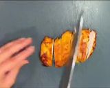 A picture of step 10 of Blackened chicken with caramel and clementine dressing.