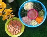 Foto langkah ke 4 dari resep Pecel sayur lengkap.