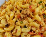 A picture of step 3 of Chicken pasta 🍝.