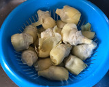 Foto del paso 4 de la receta: Alcachofas con pollo