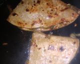 A picture of step 5 of Masala roti.