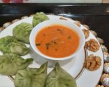 A picture of step 5 of Spinach Walnut Momos.