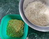 A picture of step 1 of Jaggery Khichdi.