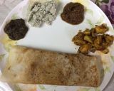 A picture of step 5 of Masala dosa.