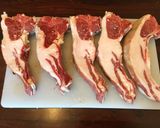 A picture of step 1 of California Farm Tomahawk Lamb Chops.