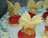 Une image de l'étape 2 de Apéro farfalles en brochettes.