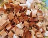 Une image de l'étape 3 de Nouilles chou pointu, pleurotes et tofu.