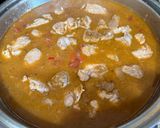 A picture of step 3 of Spicy Pork Kaldereta.