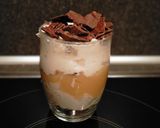 Une image de l'étape 30 de Entremet mousse à la vanille, insert caramel, glaçage rocher.