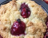 A picture of step 4 of Keto friendly Cranberry muffins.