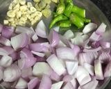 A picture of step 2 of Chole Masala.