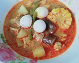 Foto langkah ke 5 dari resep Sayur Lodeh Telur Puyuh.