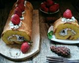 Foto langkah ke 8 dari resep Chiffon Roll Cake.