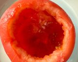 Foto del paso 1 de la receta: Tomate relleno de burrata