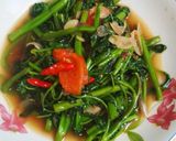 Foto langkah ke 3 dari resep Tumis kangkung balacan.