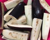 Foto langkah ke 1 dari resep Santan Ikan Cakalang Asap + Terong Ungu.