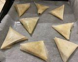 Une image de l'étape 5 de Samoussa poulet et petit pois.