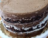 Fekete erdő torta meggyzselével recept fázis 12 fotója