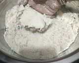 A picture of step 2 of Balushahi (Traditional Indian Sweet).
