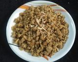 A picture of step 6 of Sindhi-Jowar Kutti (Malida or churi).