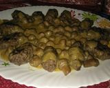 صورة لخطوة 6 من وصفة أصباغ اللحم بصلصة الفطر