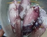 Foto langkah ke 3 dari resep Gulai Cumi Isi Tahu.