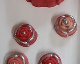 A picture of step 6 of Mukhwas Stuffed Chocolate Roses.