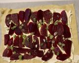 A picture of step 8 of Beet and Goat Cheese Tart.