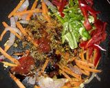 A picture of step 2 of Fusilli Pasta Stir Fry.