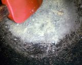 A picture of step 2 of Garlic macroni chaat.