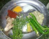 A picture of step 4 of Hara chana ke pakodi.