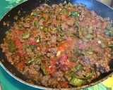 Une image de l'étape 11 de Bœuf épicé aux poivrons verts et tomates.