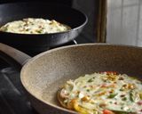 নো ইস্ট নো ওভেন পিজ্জা (no yeast no oven pizza recipe in Bengali) রেসিপি ধাপ - 7 ছবি