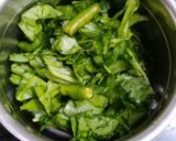A picture of step 1 of Mughlai spinach malai kofta.